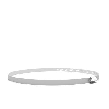 Stainless Steel Worm/Hose Clamp - 270 to 292mm (10.6" to 11.5") - Qty: 15